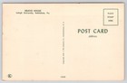 Dravo House Lehigh University Bethlehem Pa 1968 Chrome Postcard Vintage