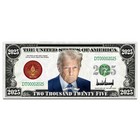 Donald Trump 2025 Inauguration Commemorative Usa America Dollar Bill With Case