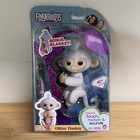 Fingerlings Sugar Baby Monkey   Blanket Interactive Toy White  glitter Wowwee
