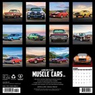 American Muscle Cars 2026 12  X 12  Wall Calendar  free Shipping 
