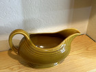 Homer Laughlin Fiesta Ironstone  1969-1973   Gravy Boat  Antique Gold  Htf