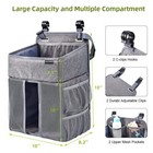 Hanging Diaper Caddy Organizerdiaper Stacker And Crib Organizerupgrade Thicken N