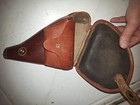 Wwii Era Japanese Type 26   Revolver Clamshell Leather Holster - Reproduction 