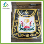 Masonic Regalia Traditional Past Master Apron Bullion Wire Hand Embroidered