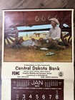 Vintage 1972 Xl Paper Wall Calendar 43x29- Noon Break - Tom Ryan Cowboy Western
