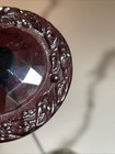 Estate Antique Victorian Round Amethyst Glass 11 1 2    Long Hatpin Sti-8