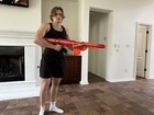 Nerf N-strike Elite Mega Centurion Blaster Dart Gun With Dart Magazine