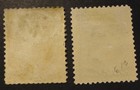 Scott  212-213  Mint H 1887  Franklin   Washington Stamps   Cv  130 00