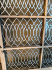 Antique Rectangular Leaded Stained Glass Window 21  X 24  Unique Pattern