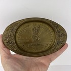 Vtg Rathskeller Seattle Brass Tray 6in