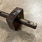Vintage Unbranded Rosewood   Brass Thumb Slide    mortise Gauge