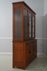 73705  Stickley Cherry Mission Style China Cabinet
