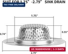2pcs Bathtub Drain Strainer - 2 79 Inch Bathtub Floor Shower Hair Drain