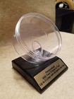 Hockey Puck Holder Display Case - Free Personalized Plaque Included 