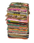 Sanskriti Vintage Pure Cotton Indian Sari Fabric Craft Saree  In Bulk 40 Sarees