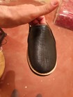 Babouche Moroccan Taferaot Berber Slipper Leather Handmade Black 40 Eu