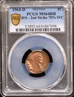 1964 D Lincoln Cent Double Struck Pcgs Ms64 Rb 2nd 70  Off Center Error W video