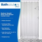 Medium Weight 5 Gauge Waterproof Peva Stall Shower Curtain Liner W 