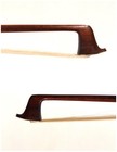 Vtg Snakewood 4 4 Violin Bow  Silver-lined Ebony  Engraved Inlays   999 Lapping