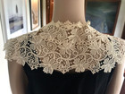 Beautiful Antique Cream Lace Collar