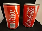 Coca Cola Vintage Can Lot Of 2 - Holland - 330 Ml Limonade - German - 80s Empty