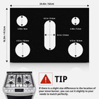 2 Pack Stove Covers  Gas Range Protectors For Samsung Gas Range Stove Cover Reus