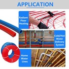  all-in-one   3 4 Inch Pex-b Pipe 2x100ft Blue red Pex Tubing plumbing Pipe Kit