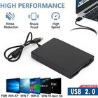 Usb 2 0 Data External Floppy Disk Drive 3 5  1 44mb For Laptop Pc Mac Win 7 8 10