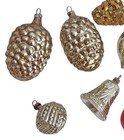 Antique Christmas Tree Ornaments Lot  9 Pieces  C  1930