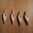 Chopstick Rest New Set Of 4  Lily The Valley  Gold Color cutlery
