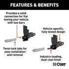 Curt 70144 Tow Bar Base Plate Dinghy Towing For Select Colorado  Canyon