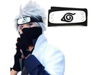 Naruto Anime Kakashi Ninja Headband Cosplay Costumes Leaf Village Gift Packaging