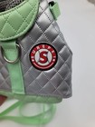 Xs Dog Harness Leash Set For X-small Dogs Adjustable Puppy Cat Vest Green Silver