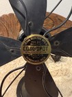 1920s Signal Jr 9    210 Fan Antique Black Steel Iron 4 Blades Original Working