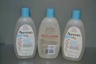  3  Aveeno Baby Wash shampoo  Lightly Scented  8 Fl Oz Each