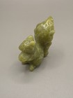 Green Jade Squirrel Carving 0 98oz - 2  Natural Stone Animal Totem