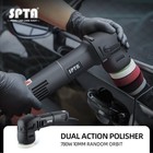 Spta Mini 3 Inch 780w Variable Speed Dual Action 10mm Orbital Polisher Buffer