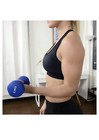 2 0 Kg Dumbbells Pair     Solid Cast Iron  Non-slip Neoprene Coating For Training
