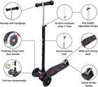 Maxi Scooter For Kids Ages 6-12 Lean-to-steer 3 Wheel Scooter For Kids Ages 6-12