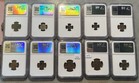 Lot Of 10 Eastern western Roman Ancient Follis nummus Coins  Ngc Encapsulated 