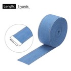 1 6 Inch Denim Fabric Ribbons  5 Yards Denim Bow Jean Ribbon  Marine Blue 40mm