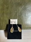 Jewelry By Dawn 925 Sterling Silver Teardrop Swarovski Crystal Dangle Earrings