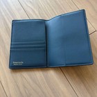 Tiffany   Co  Leather Passport Case Navy Blue Made In Italy