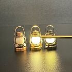 Dollhouse Touchless Operation  1 12 Scale Lantern Oil Lamp Light Led Miniature