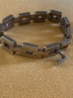 Vintage Heavy Stainless Steel Bracelet Goth Biker Etc 7 1 2    52 Grams 
