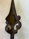 Antique Vtg Cast Iron Fence Post Gate Finial Cap Topper Victorian 9    Tall