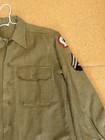 Vintage Us Army Wool Service Shirt Sp3 E4 Third Army Patch Military Uniform