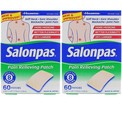 Salonpas Pain Relieving Patches  60 Count  pack Of 2 