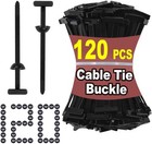 Cable Tie Buckle  Nylon Universal Zip Lock Pro Cable Ties For Heavy Duty self-lo