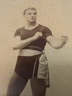 Very Rare Victorian Boxer Cabinet Card Antique Boxing Photo London Prizefighter